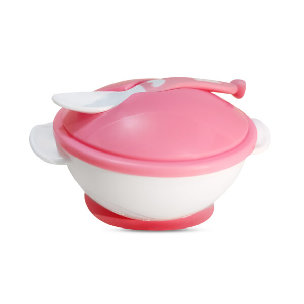 Baby Feeding Bowl with Spoon - Image 2