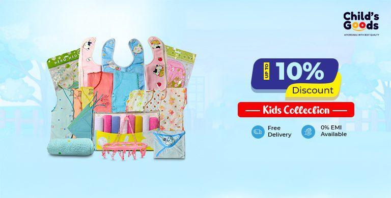 Baby care essentials get 10% discount at childsgoods
