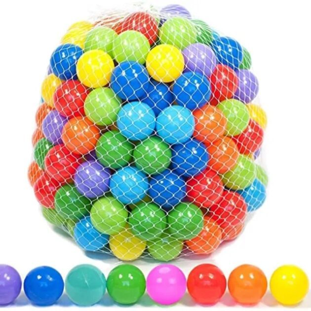 Multicolours Soft plastic balls