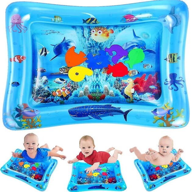 Baby Inflatable Infant Tummy Time Playmat Toddler