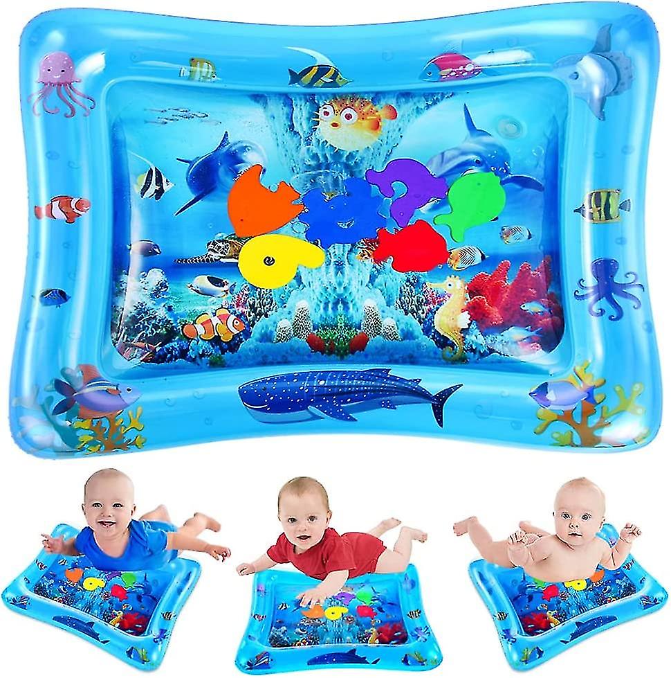 Baby Inflatable Infant Tummy Time Playmat Toddler