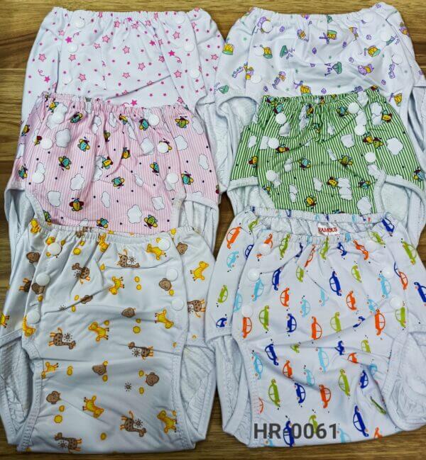 Washable & Adjustable Cloth Diaper with pad/napi - (2pcs) - Image 6