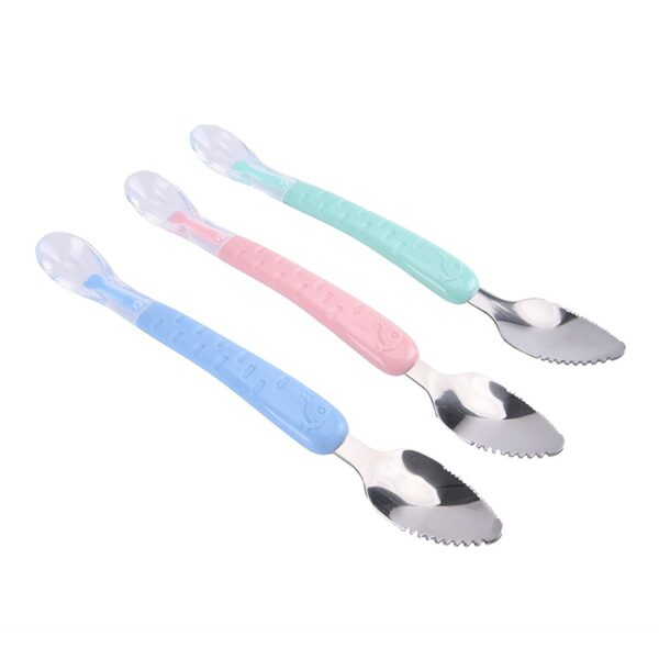 New 1Pc Double Head Baby Feeding Spoon - Image 3